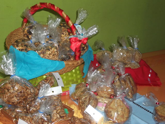 galleta de avena. nuez, girasol y granola