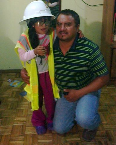 Cristy con Papá